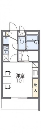 レオパレスラフィーネの物件間取画像